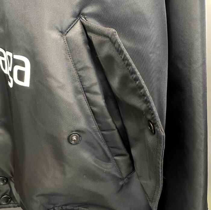 Balenciaga Varsity Jacket Windbreaker Black