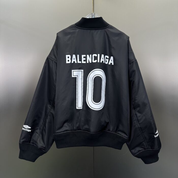 Balenciaga Varsity Jacket Windbreaker Black