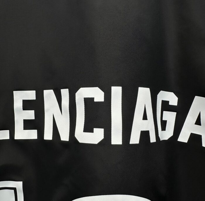 Balenciaga Varsity Jacket Windbreaker Black