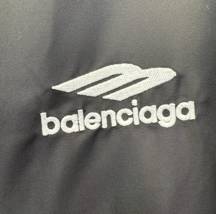 Balenciaga Varsity Jacket Windbreaker Black