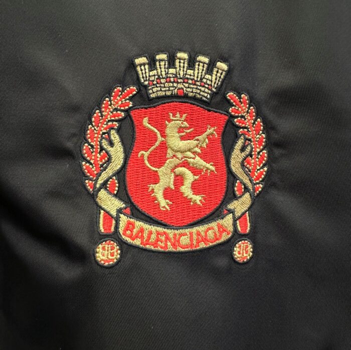Balenciaga Varsity Jacket Windbreaker Black
