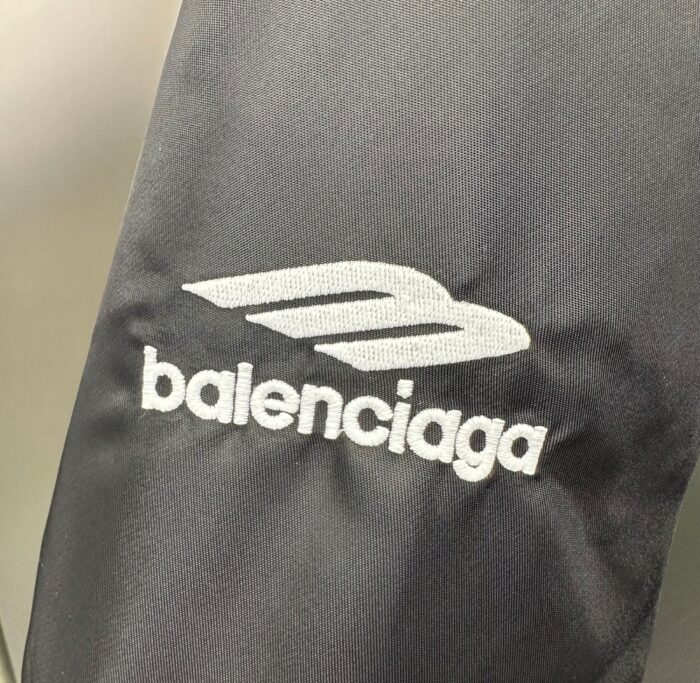 Balenciaga Varsity Jacket Windbreaker Black