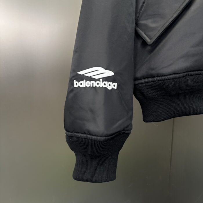 Balenciaga Varsity Jacket Windbreaker Black