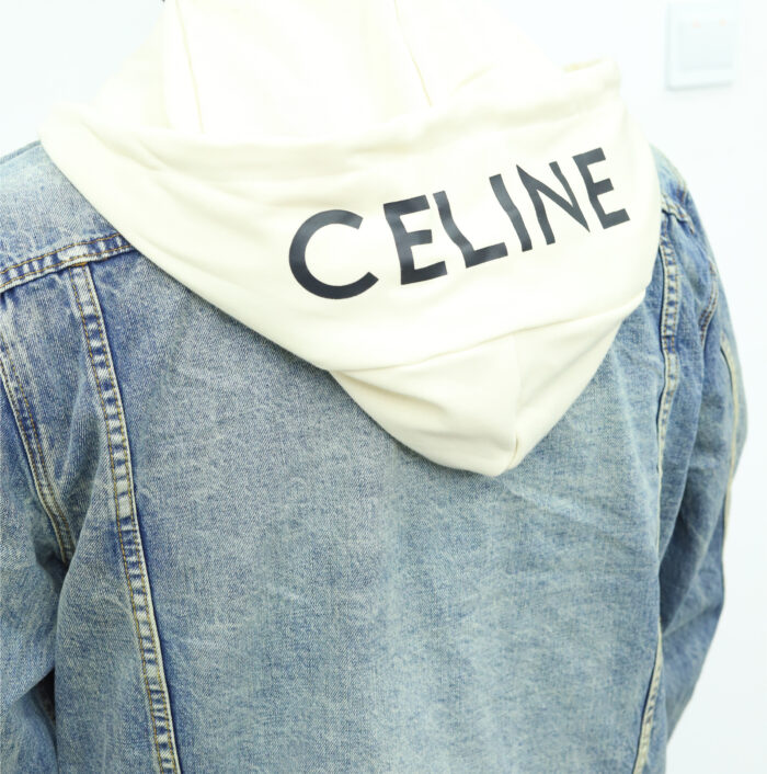 Celine Hoodie Denim Jackets