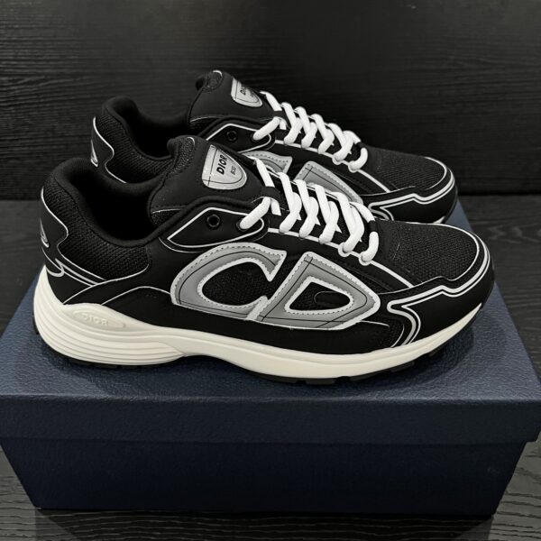 DIOR B30 BLACK 2 Dior B30 Countdown Sneaker Black