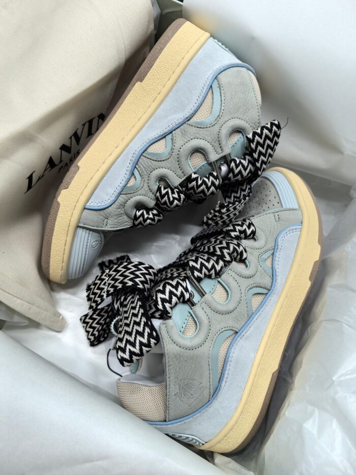 Lanvin Curb Ice Blue Sneaker