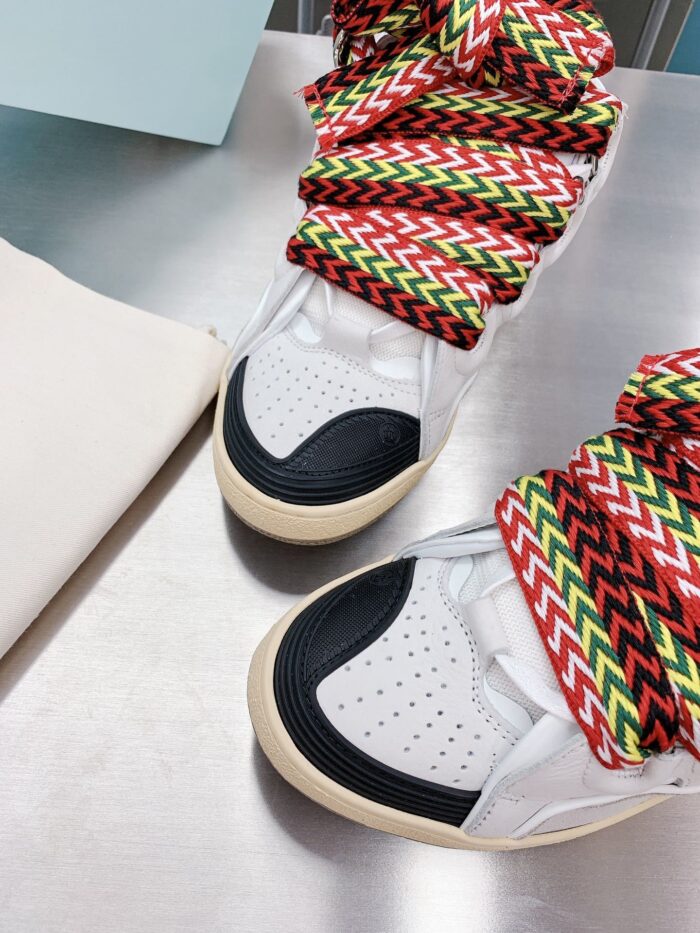 Lanvin Curb White Leather Sneaker