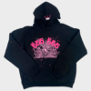 SP5DER Hoodie Angel Number Black
