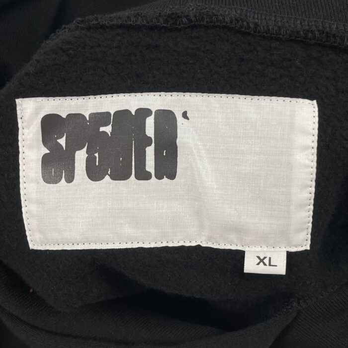 SP5DER Hoodie Angel Number Black