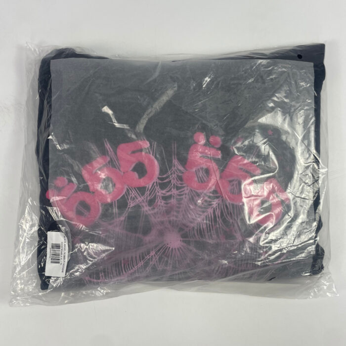 SP5DER Hoodie Angel Number Black