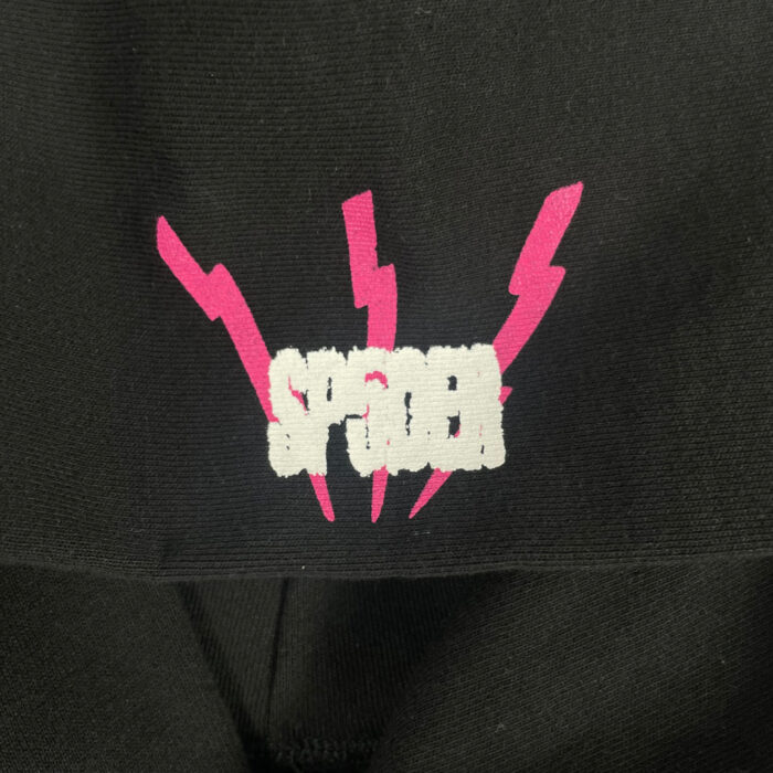 SP5DER Hoodie Angel Number Black
