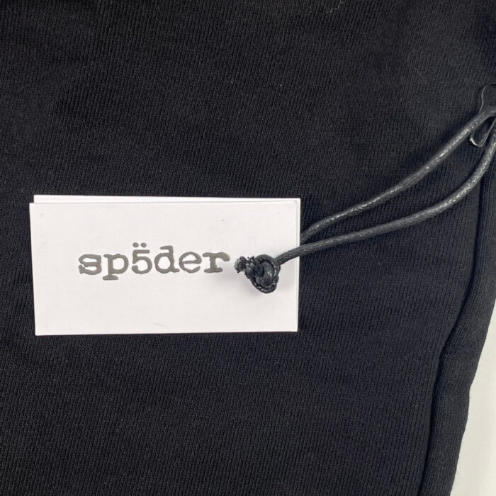 SP5DER Hoodie Angel Number Black