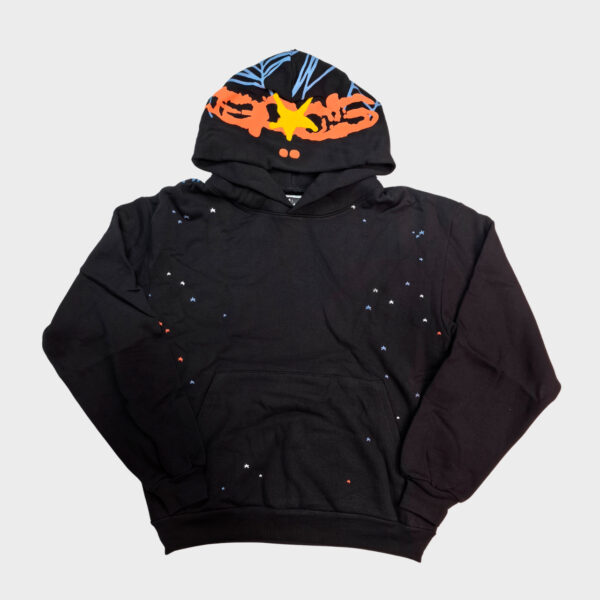 SP5DER Hoodie Heavy Web Black 1 SP5DER Hoodie Heavy Web Black