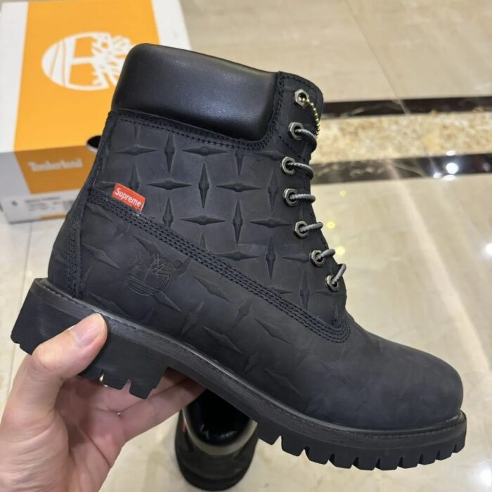 Botas Timberland 6" x Supreme Black Premium
