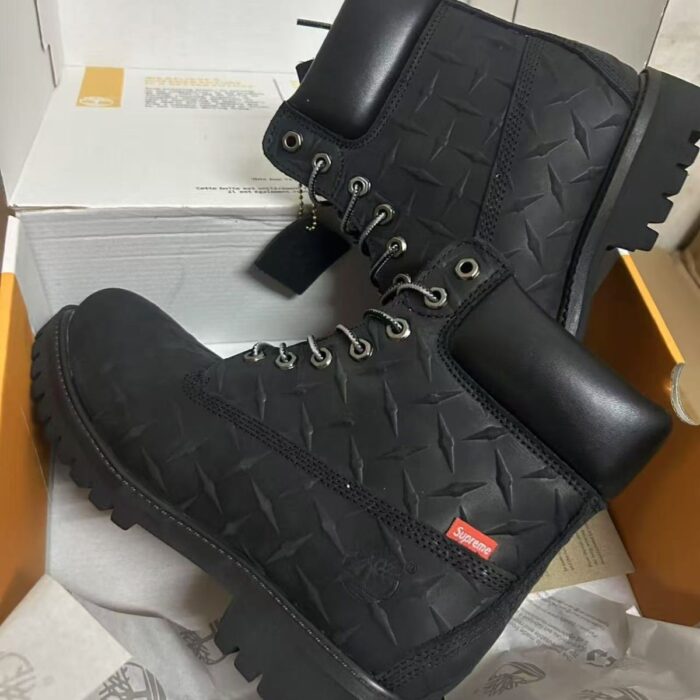 Botas Timberland 6" x Supreme Black Premium
