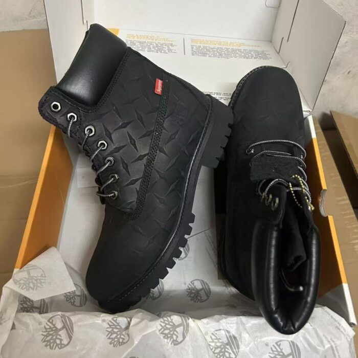 Botas Timberland 6" x Supreme Black Premium