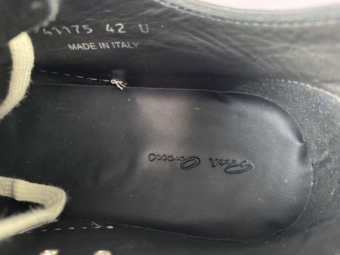 Rick Owens Tenis Low Sneaks Ramones