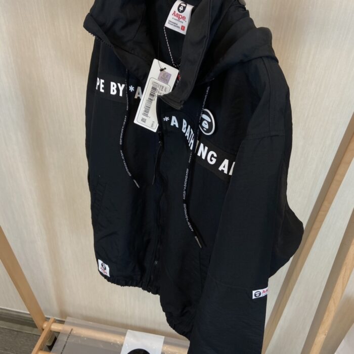 Aape Bape Windbreaker Jacket AAPE Moonface Badge