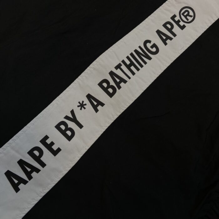 Aape Bape Windbreaker Jacket AAPE Moonface Badge