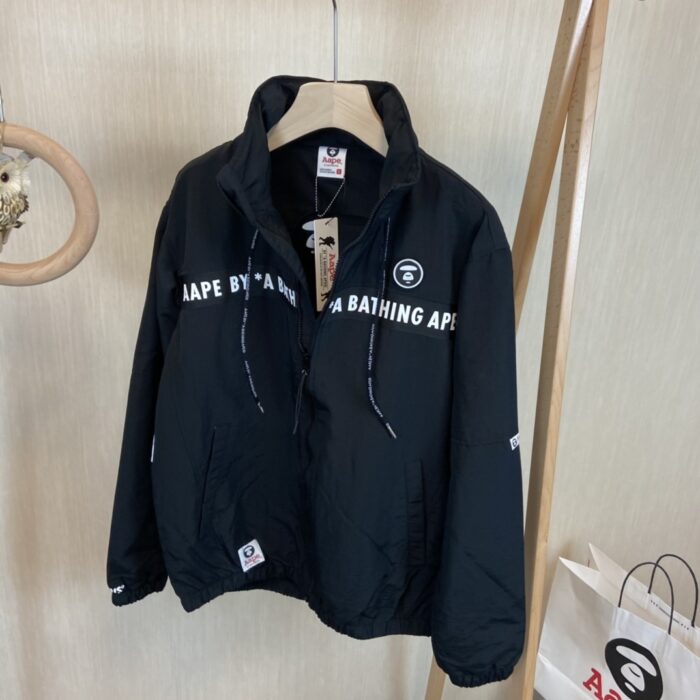 Aape Bape Windbreaker Jacket AAPE Moonface Badge