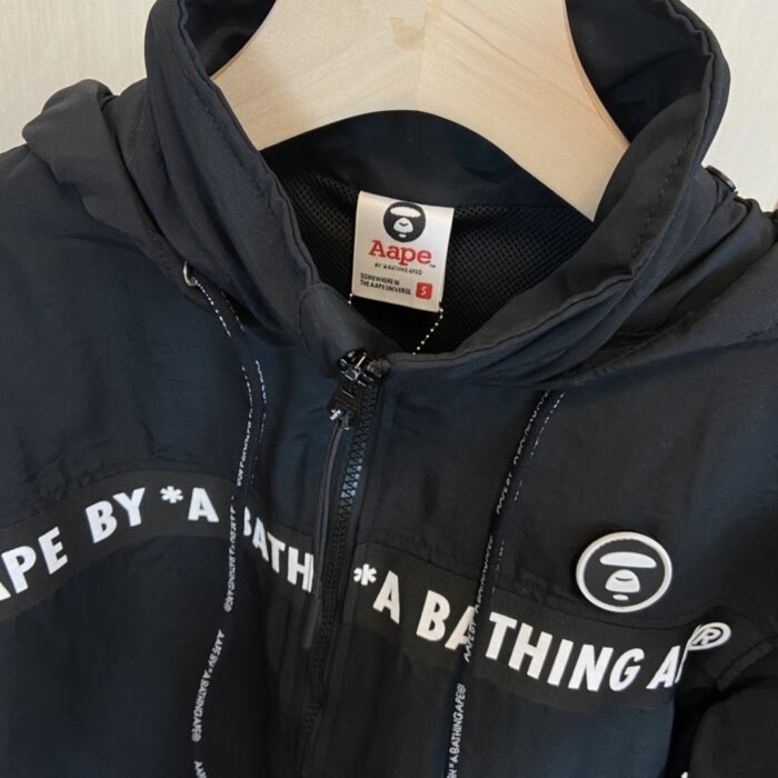 Aape Bape Windbreaker Jacket AAPE Moonface Badge