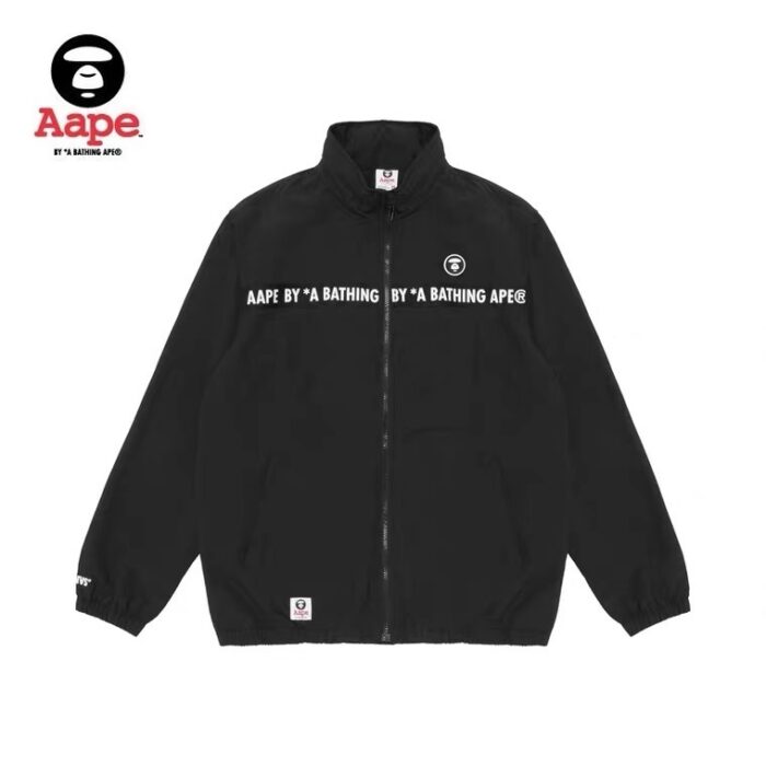 Aape Bape Windbreaker Jacket AAPE Moonface Badge