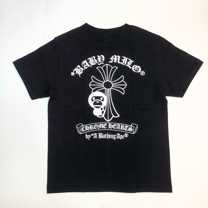 BAPE x Chrome Hearts T-shirt 'Black'