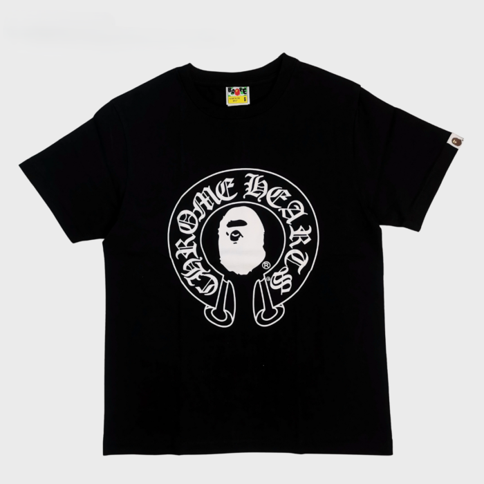 BAPE x Chrome Hearts T-shirt 'Black'