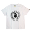 BAPE x Chrome Hearts T-shirt White 1 BAPE x Chrome Hearts T-shirt 'White'