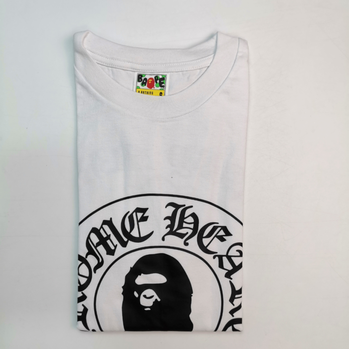 BAPE x Chrome Hearts T-shirt 'White'
