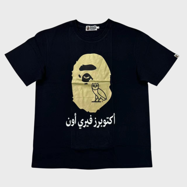 BAPE x OVO Tee Black 4 BAPE x OVO Tee ‘Black’