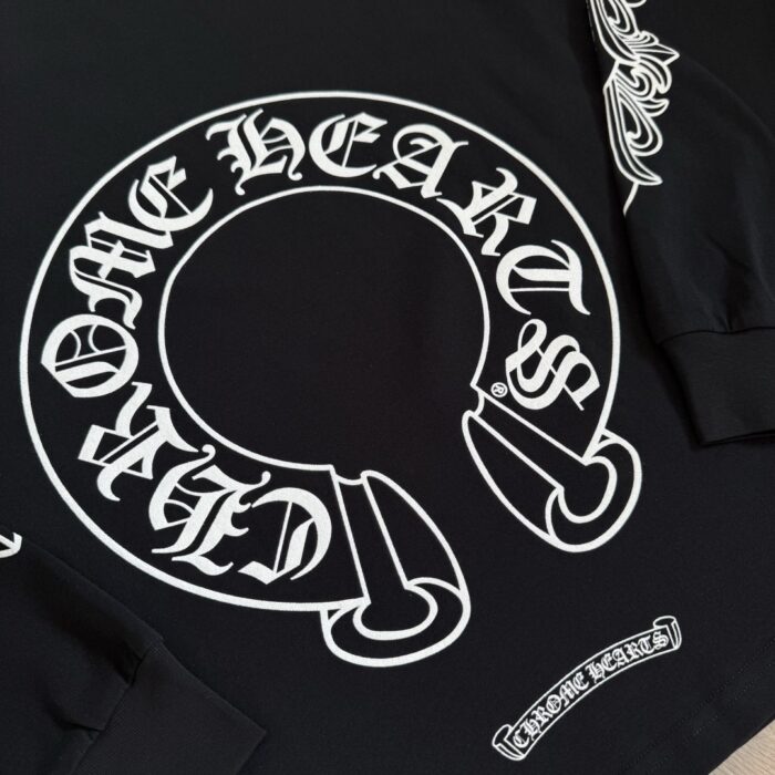 Chrome Hearts Horseshoe Motif L/S Pocket T-shirt