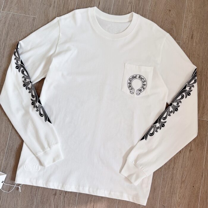 Chrome Hearts Horseshoe Motif L/S Pocket T-shirt