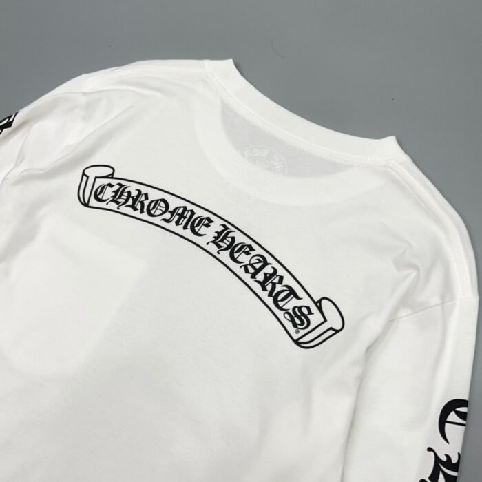Chrome Hearts Scroll Logo L/S Pocket T-shirt