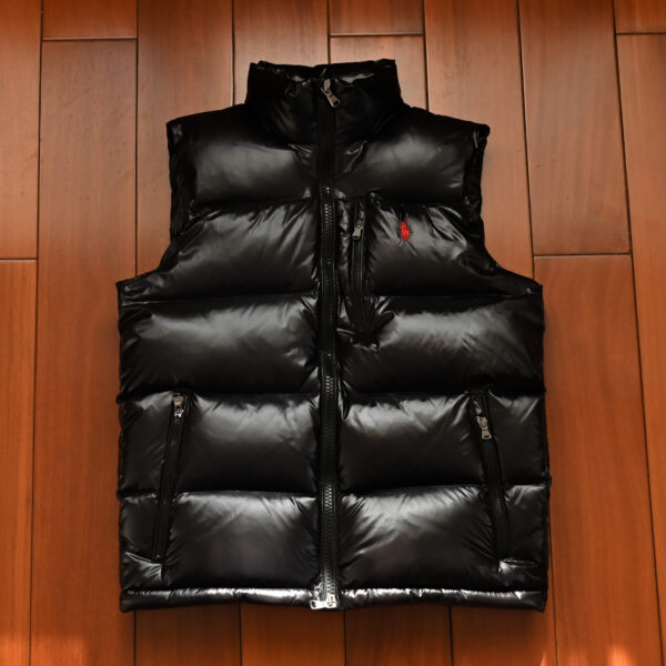 Ralph Lauren El Cap High Gloss Down Vest Black