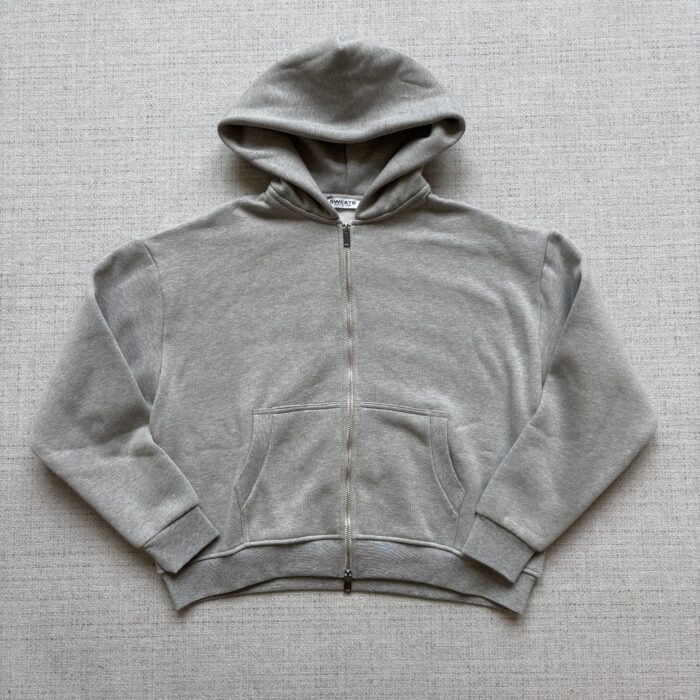 Sweatscollective Cozy Zip up hoodie Gris