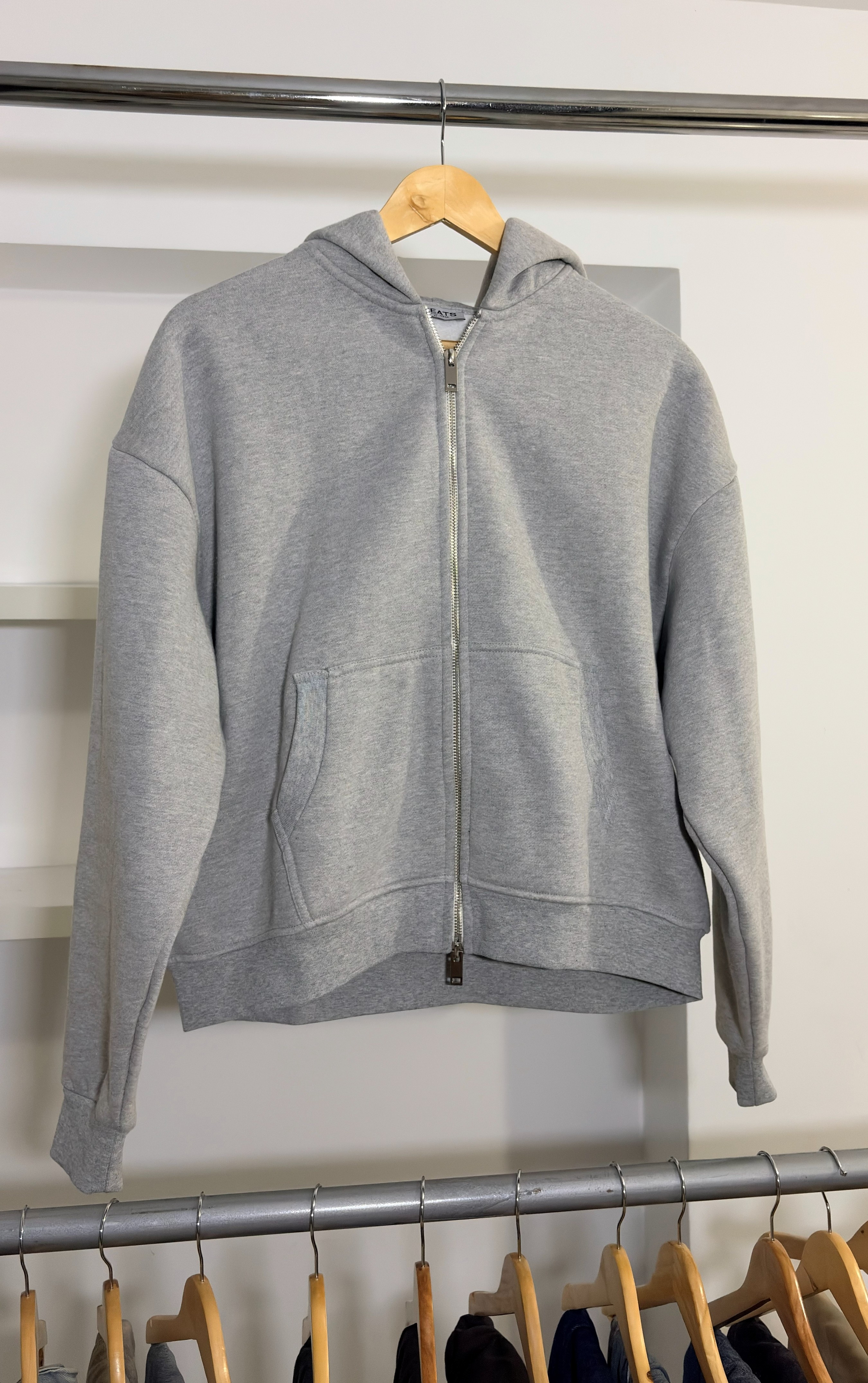 Sweatscollective Cozy Zip up hoodie Gris