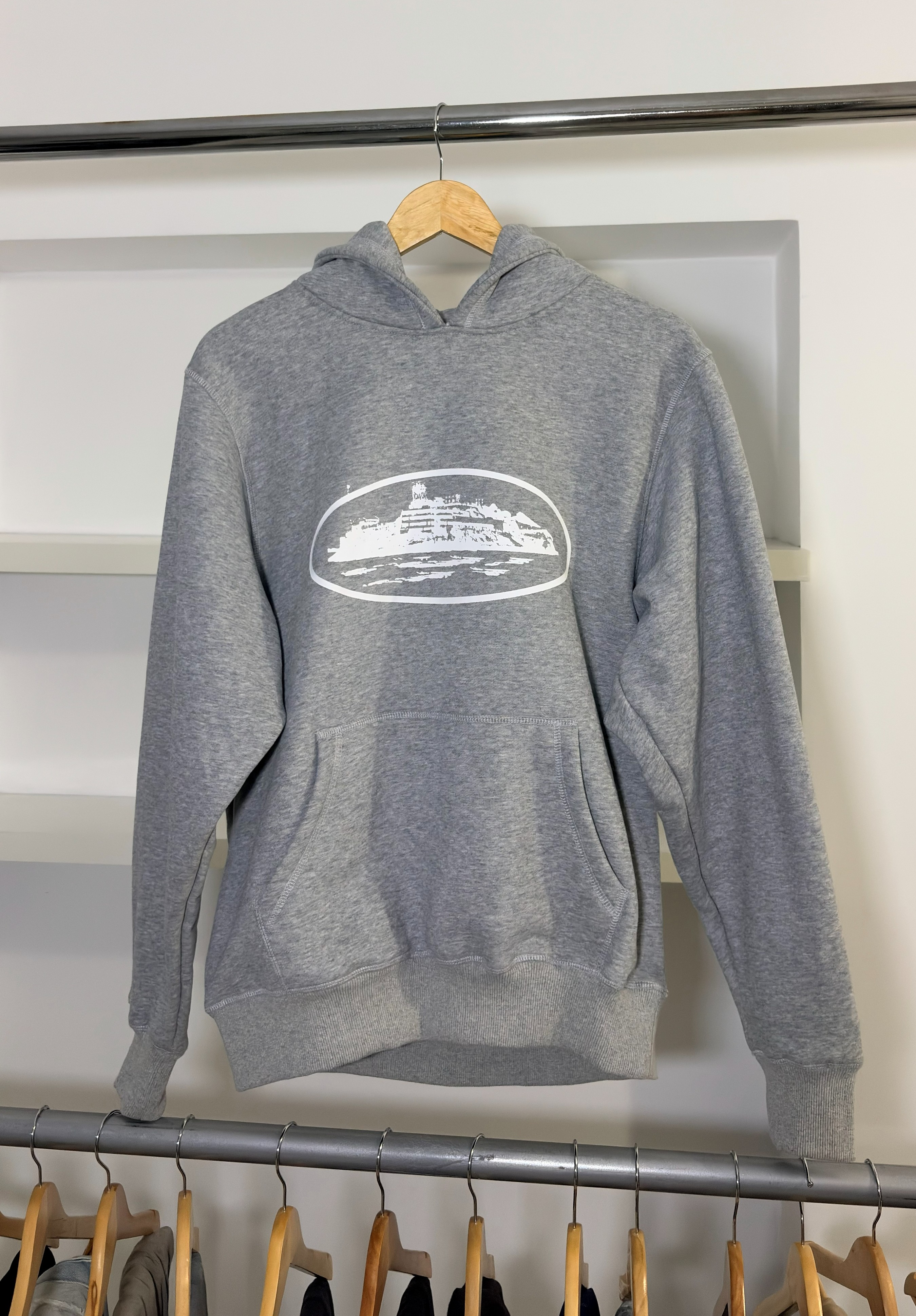 Corteiz Rule the world Hoodie Grey