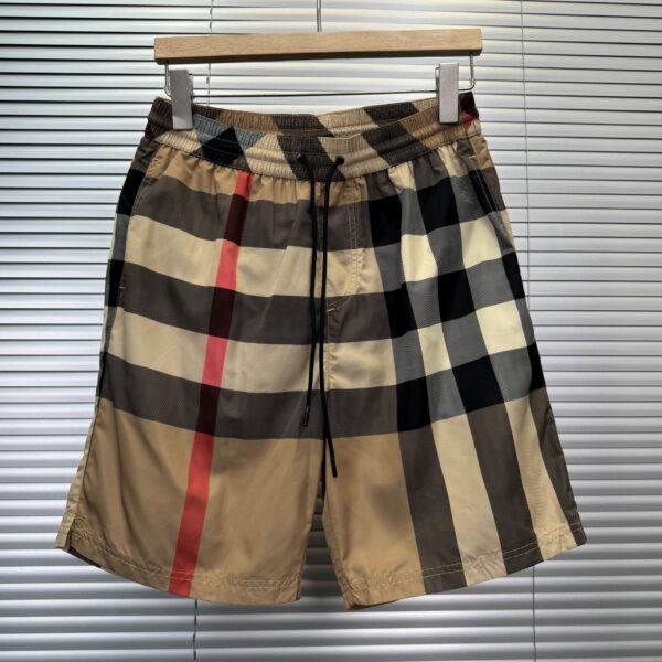 Burberry Check Swim Shorts beige - Blue 20 Burberry Check Swim Shorts 'Beige & Blue'