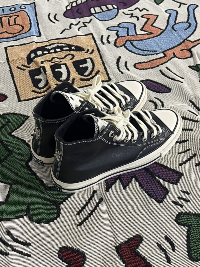 Converse Leather x CH Cross Patch