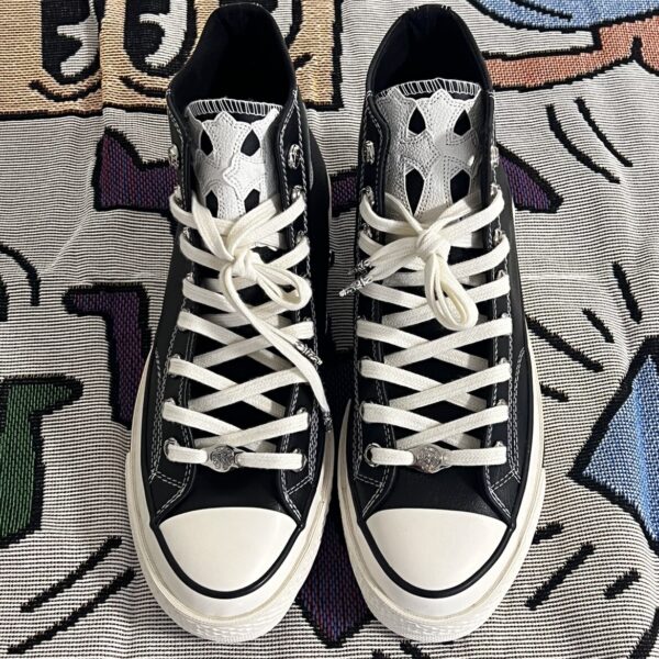 Converse Leather x CH Cross Patch