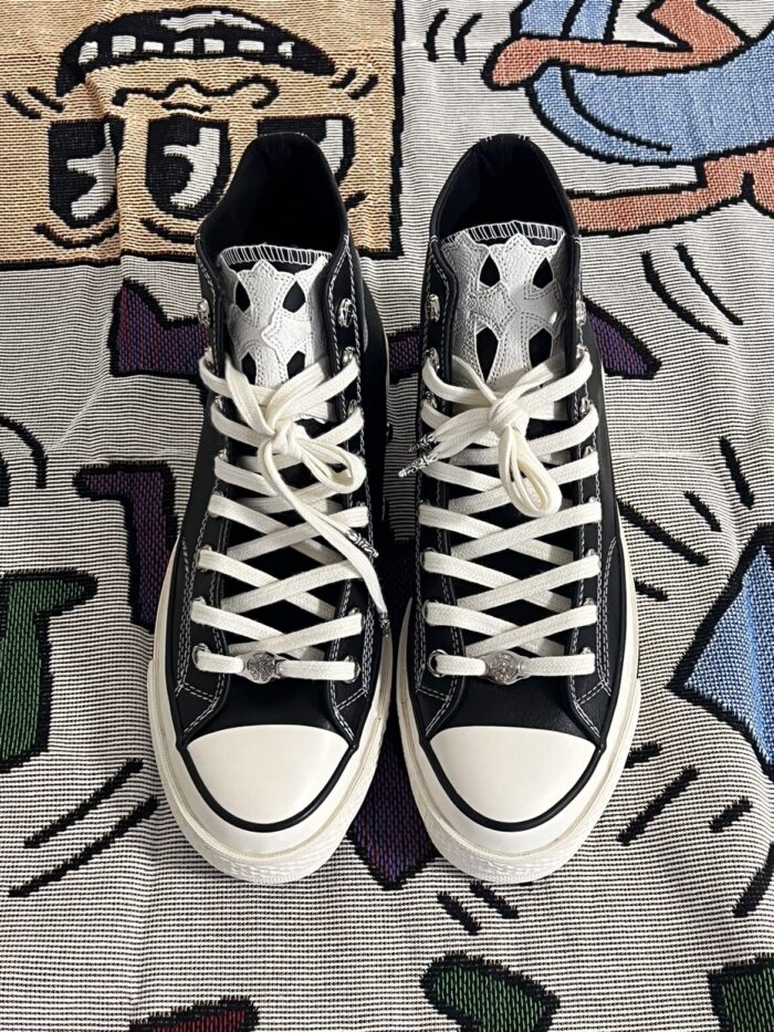 Converse Leather x CH Cross Patch
