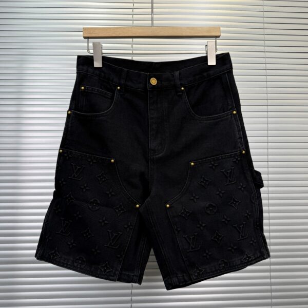 Louis Vuitton Monogram Workwear Denim Shorts