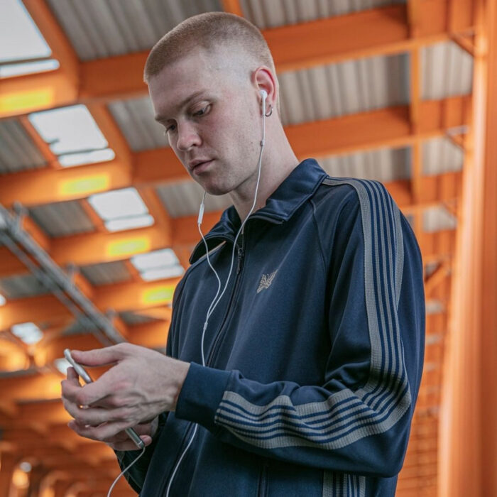 Needles Poly Smooth Track Jacket 'Navy'