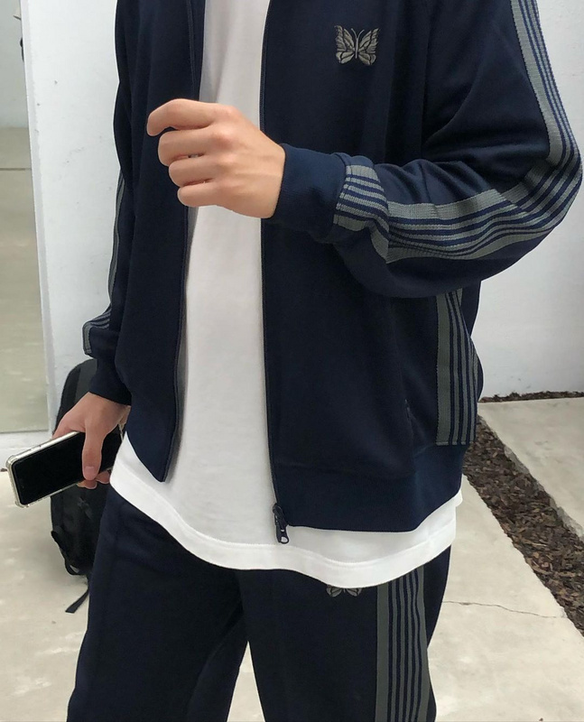 Needles Poly Smooth Track Jacket 'Navy'