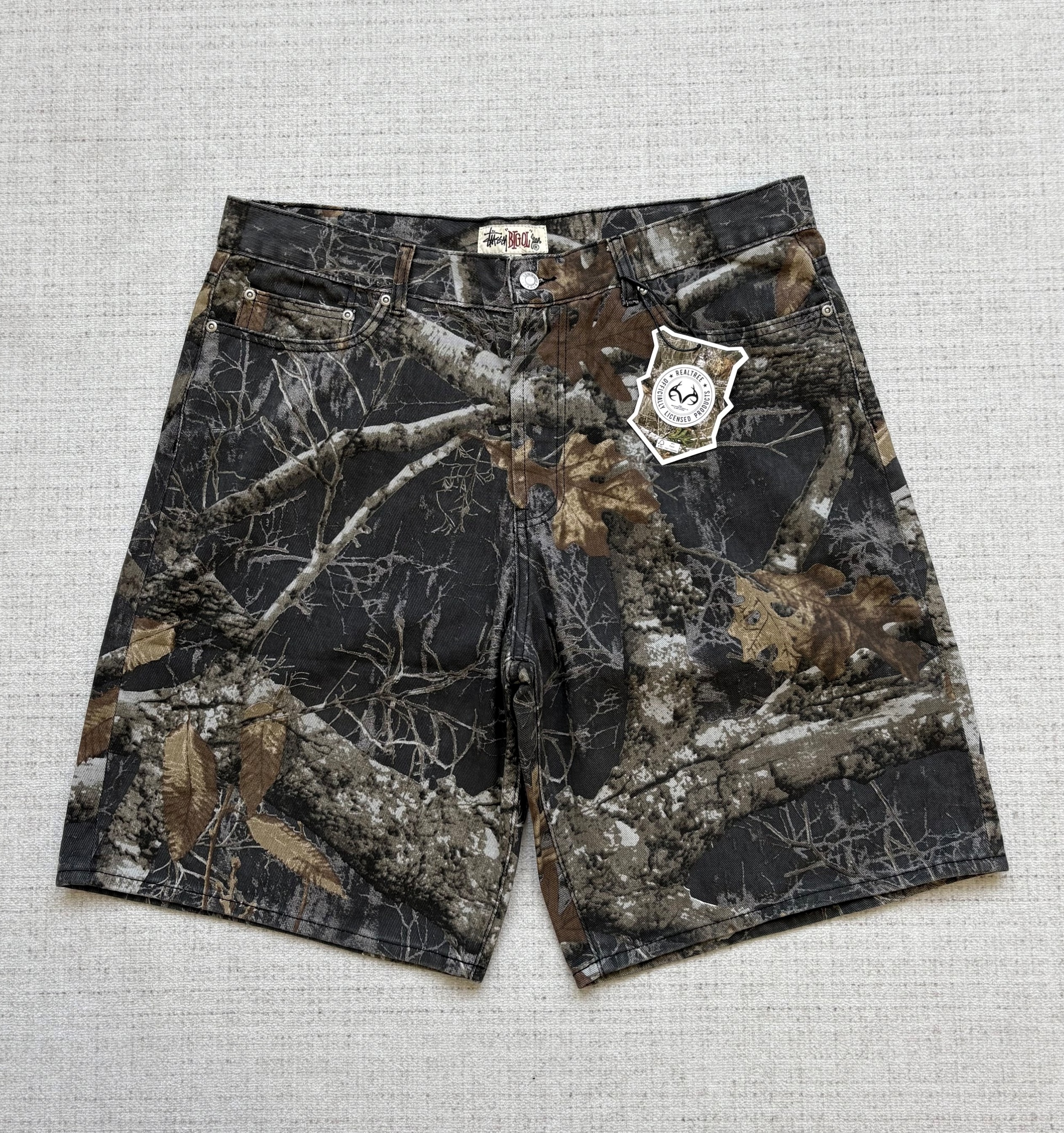 Stussy Denim Shorts Unisex Camouflage
