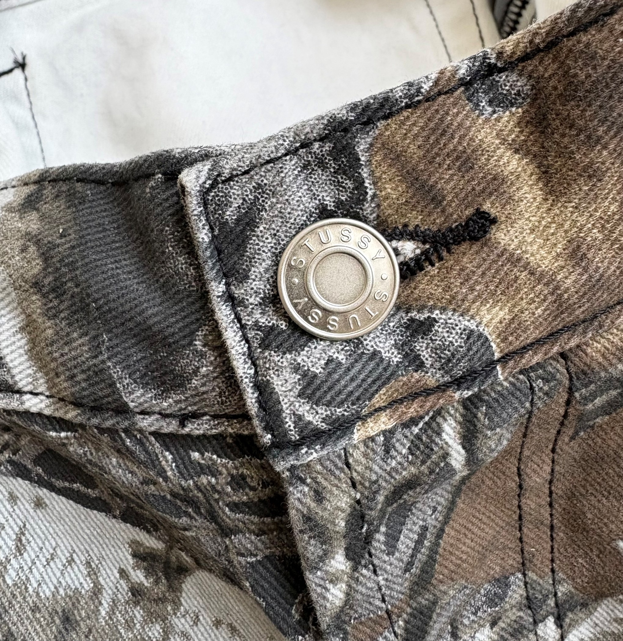 Stussy Denim Shorts Unisex Camouflage
