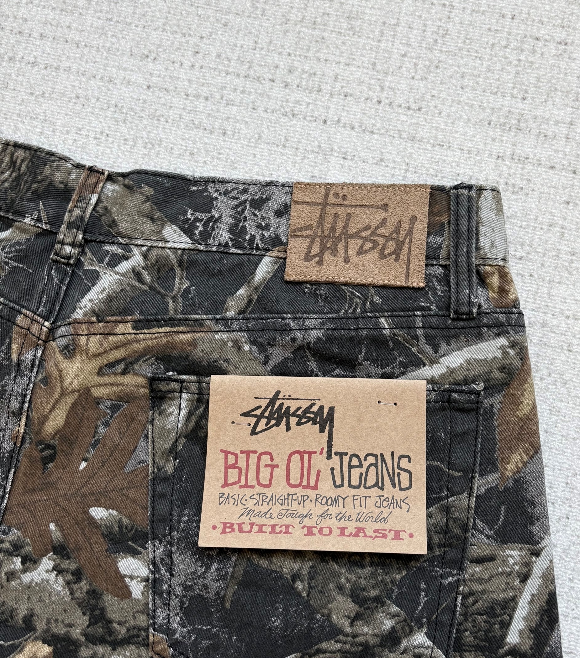 Stussy Denim Shorts Unisex Camouflage