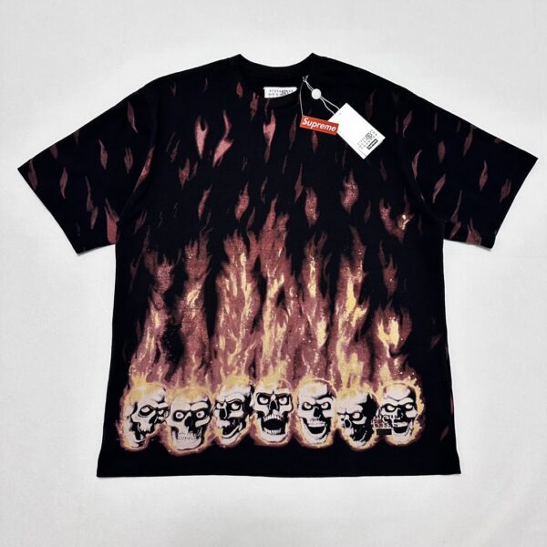 Supreme MM6 Maison Margiela Liquid Blue Oversized Tee