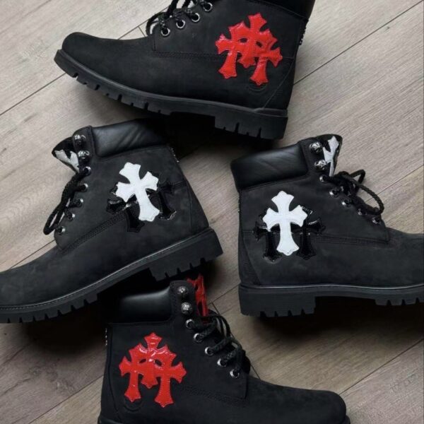 Timberland Boots x Chrome Hearts 'Black Custom'